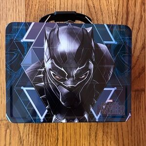 Marvel TV Black Panther Lunch Box - Black and Blue